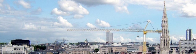 Panorama Grand-Place Palais royal Hilton (vue depuis parking 58 - par © Dada)