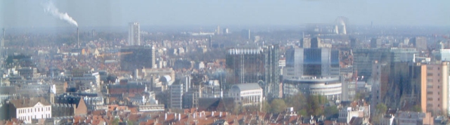 Panorama Quartier Européen (depuis la tour FIAT de l'avenue Louise) © DADA