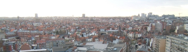 Panorama Etterbeek (vers Place St-Pierre depuis bâtiment CMS-1)